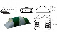 Палатка Acamper NADIR 6  (green)