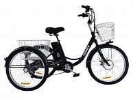Трёхколёсный электровелосипед Smart8 Farmer Черный