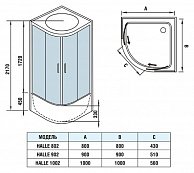 Душевая кабина WeltWasser WW500 Halle 1002