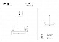 Люстра Maytoni MOD104PL-09B