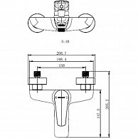 Смеситель Bravat Arden F6351385CP-01-RUS хром