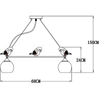 Светильник Arte Lamp Gemelli A2150SP-5WG