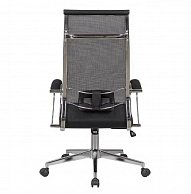 Кресло  Situp MERIDA chrome (сетка Black / Black) механизм DMS