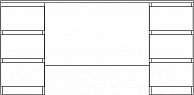 Письменный стол Mio Tesoro Кастор 6 ящиков 151x65 2.03.06.040.5 (дуб венге)