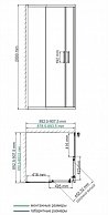 Душевой уголок Wasserkraft Dill 61S03