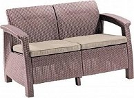 Скамья двухместная Keter CORFU II LOVE SEAT КАПУЧИНО