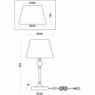Настольная лампа Freya FR5190TL-01BS