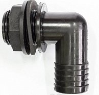 Фитинг угловой с прокладкой и гайкой в сборе d 20