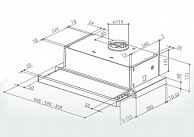 Кухонная вытяжка Faber Flox Glass BK A50 черный 315.0567.355