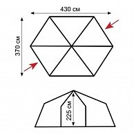 Туристический шатер Tramp  TLT-035.06 Lite Mosquito Blue